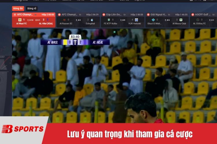 Lưu ý quan trọng khi tham gia cá cược tại UG
